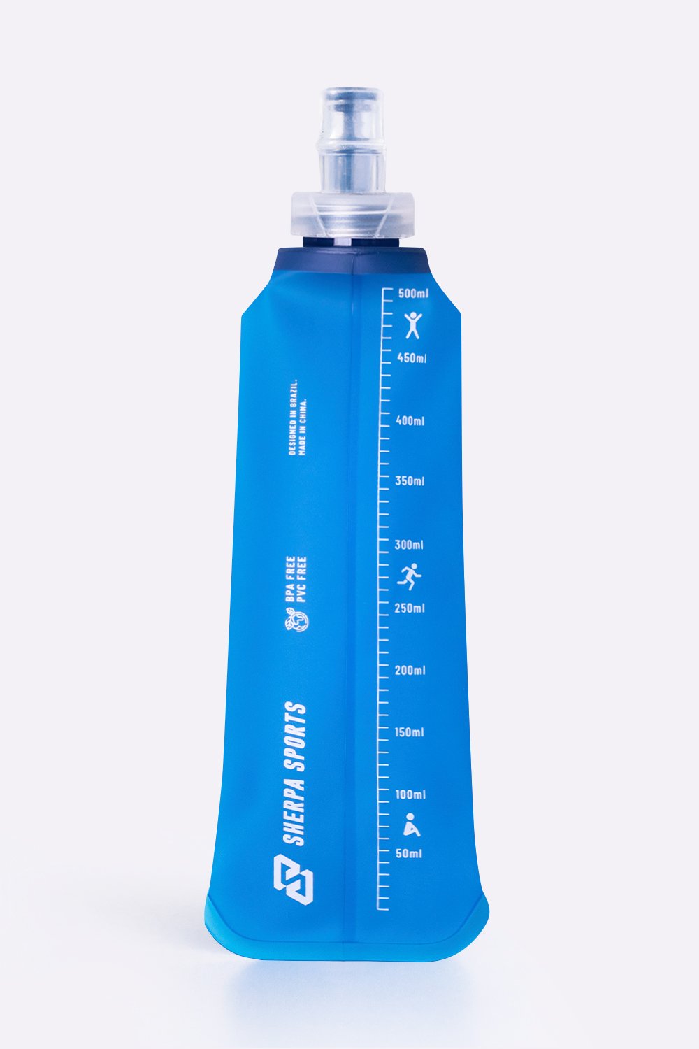 Garrafa Dobrável Soft Flask RUN 500ml - Boca Pequena Garrafa Dobrável Soft Flask RUN 500ml - Boca Pequena