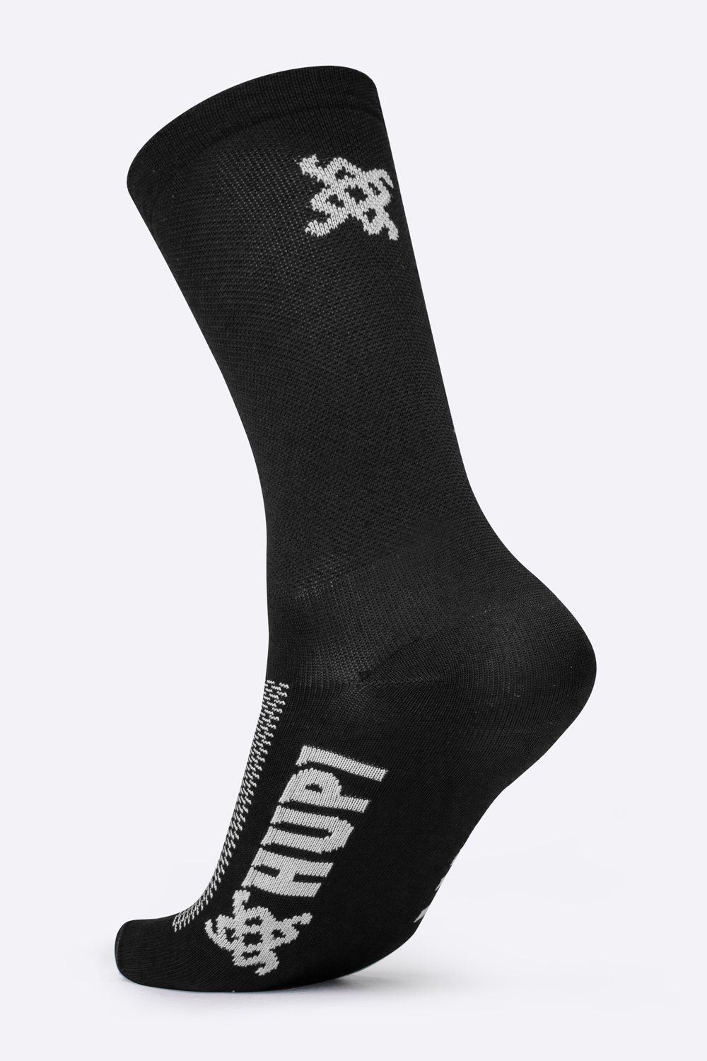 Kit 03 Pares Meia Corrida Hupi Run Cano Médio 36-42 Lisas Coloridas