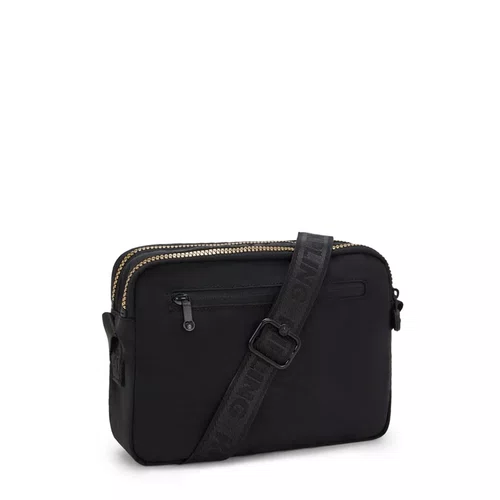 Bolsa Kipling Abanu M Zip Preto