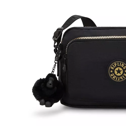 Bolsa Kipling Abanu M Zip Preto