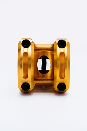Mesa Avanço Suporte Guidão Hupi Strip 31.8mm 35mm Dourado