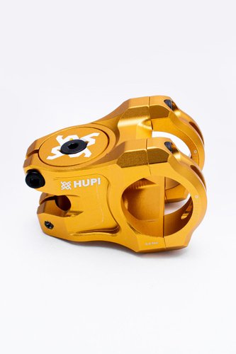 Mesa Avanço Suporte Guidão Hupi Strip 31.8mm 35mm Dourado