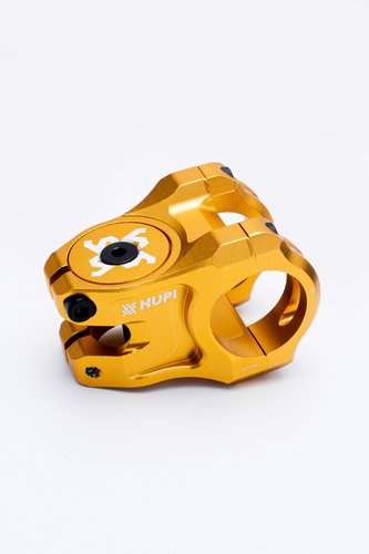 Mesa Avanço Suporte Guidão Hupi Strip 31.8mm 35mm Dourado