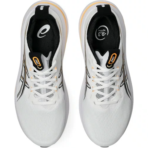 Tênis ASICS GEL-Nimbus 28 Masculino Branco e Laranja