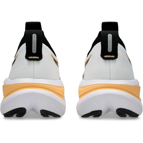 Tênis ASICS GEL-Nimbus 28 Masculino Branco e Laranja