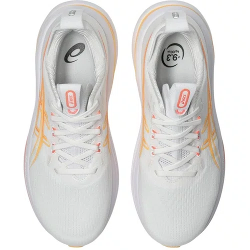 Tênis ASICS GEL Nimbus 28 Feminino Branco e Laranja