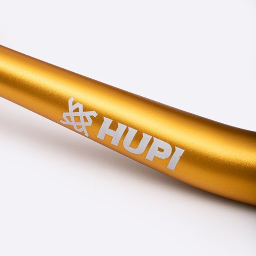 Guidão Bike Hupi Strip Dourado Rise 20 31.8mm 800mm Alumínio