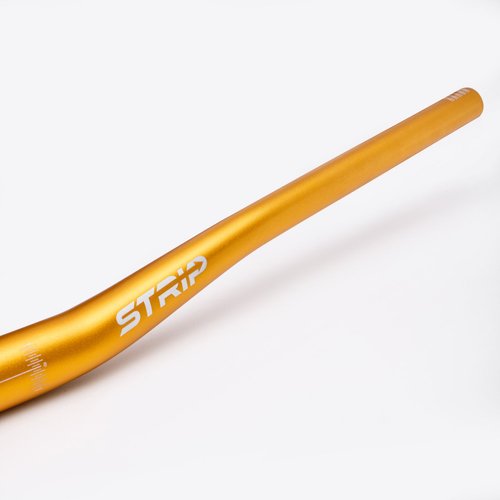 Guidão Bike Hupi Strip Dourado Rise 20 31.8mm 800mm Alumínio