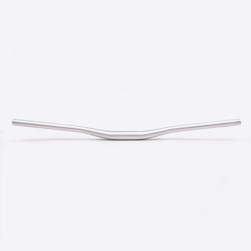 Guidão Bike Hupi Strip Prata Rise 20 31.8mm 800mm Alumínio