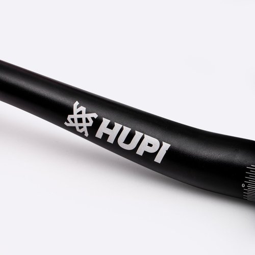 Guidão Bike Hupi Strip Preto Rise 20 31.8mm 800mm Alumínio