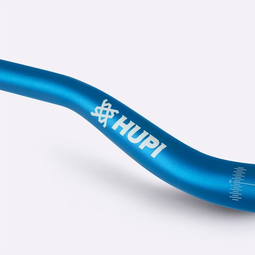 Guidão HUPI PUB Rise 40 31,8mm 800mm Azul