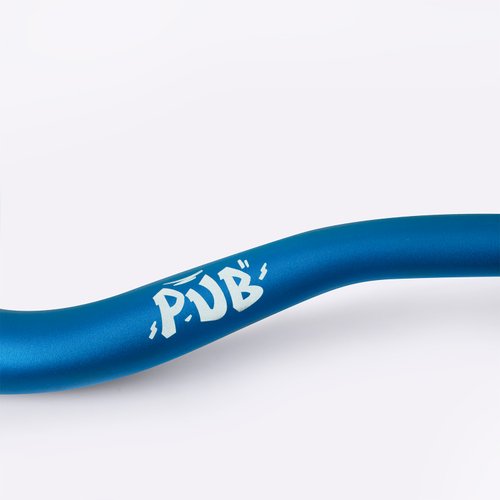 Guidão HUPI PUB Rise 40 31,8mm 800mm Azul