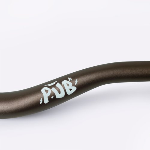 Guidão HUPI PUB Rise 40 31,8mm 800mm Bronze