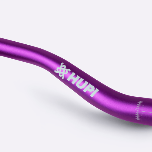 Guidão HUPI PUB Rise 40 31,8mm 800mm Roxo