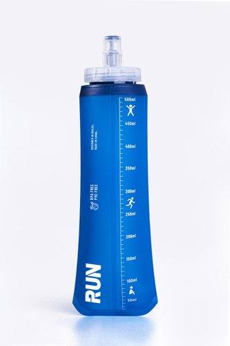 Kit 02 Garrafas Dobrável para Corrida RUN Soft Flask 350/500ML
