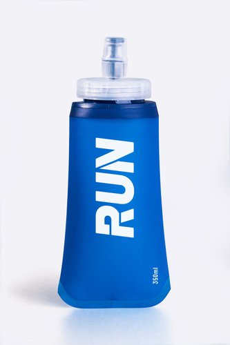 Kit 02 Garrafas Dobrável para Corrida RUN Soft Flask 350 ML