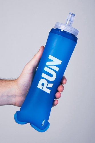 Kit 02 Garrafas Dobrável para Corrida RUN Soft Flask 500 ML