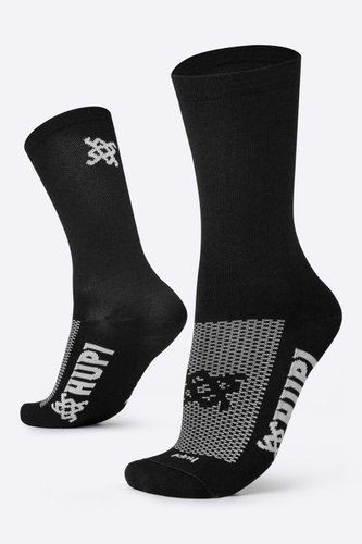 Kit 03 Pares Meia Corrida Hupi Run Cano Médio 36-42 Lisas Coloridas