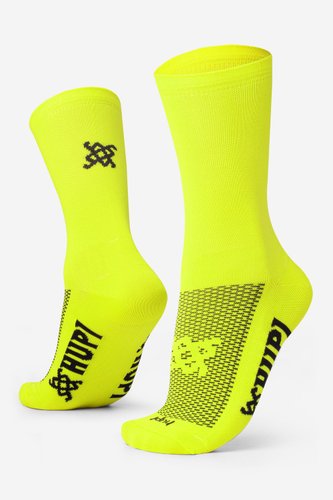 Kit 03 Pares Meia Corrida Hupi Run Cano Médio 36-42 Lisas Coloridas