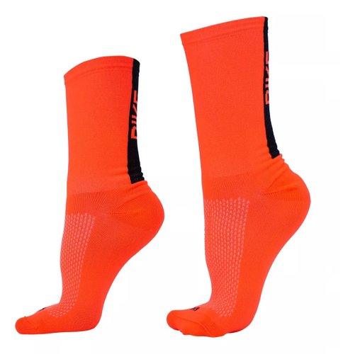 Kit 04 Pares Meia De Ciclismo Bike B.v. Promoção Laranja