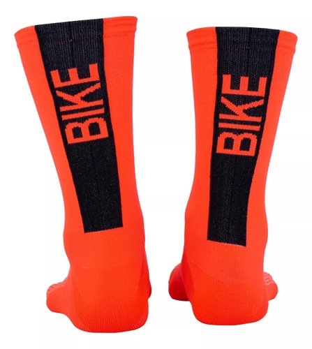 Kit 04 Pares Meia De Ciclismo Bike B.v. Promoção Laranja
