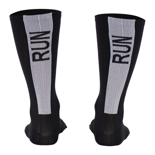Kit 04 Pares Meia De Corrida Running B.v. Run Preto
