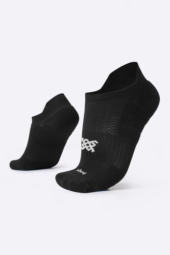 Meia Curta para Corrida HUPI Running Pro Invisível Preto