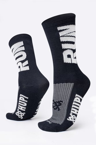 Meia de Corrida HUPI RUN Preto