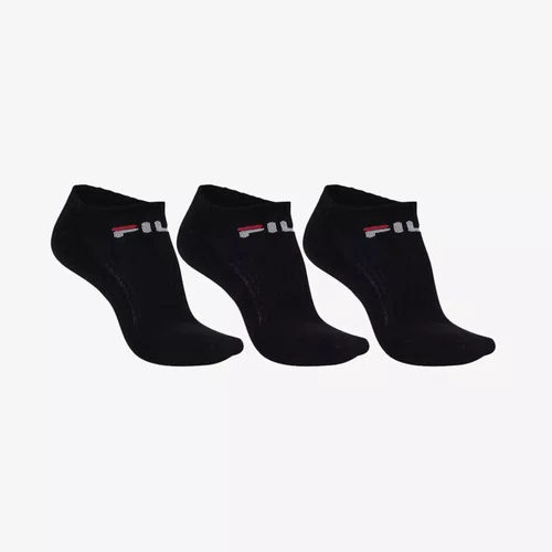 Tripack Meia Casual Fila Cano Curto Unissex Preto