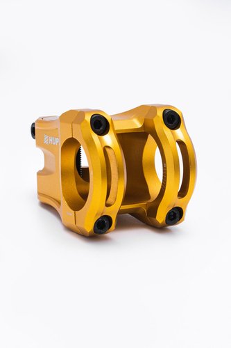Mesa Avanço Suporte Guidão Hupi Strip 31.8mm 50mm Dourado