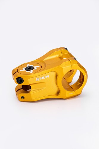 Mesa Avanço Suporte Guidão Hupi Strip 31.8mm 50mm Dourado