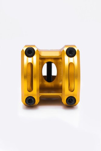 Mesa Avanço Suporte Guidão Hupi Strip 31.8mm 50mm Dourado