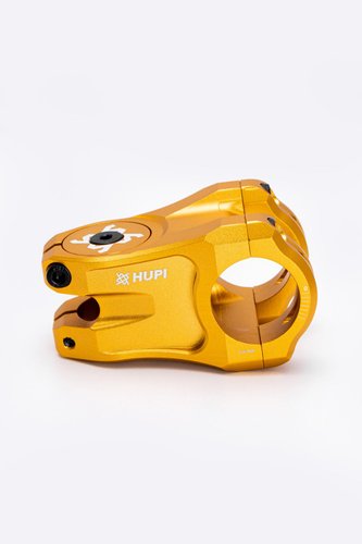 Mesa Avanço Suporte Guidão Hupi Strip 31.8mm 50mm Dourado