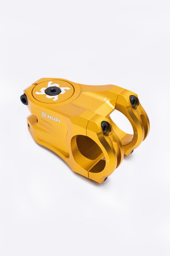 Mesa Avanço Suporte Guidão Hupi Strip 31.8mm 50mm Dourado
