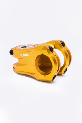 Mesa Avanço Suporte Guidão Hupi Strip 31.8mm 50mm Dourado