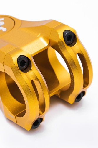 Mesa Avanço Suporte Guidão Hupi Strip 31.8mm 50mm Dourado