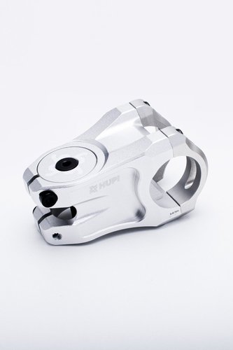 Mesa Avanço Suporte Guidão Hupi Strip 31.8mm 50mm Prata