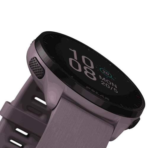 Relógio De Corrida Polar Gps Pacer Lilás Pulseira P/G