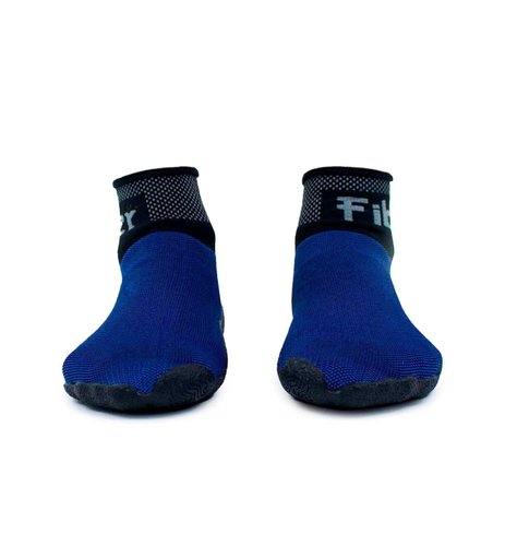 Sapatilha Antiderrapante Multisports Fiber Knit Azul e Preta