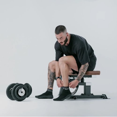 Sapatilha Fiber Multisports Cinza e Preto