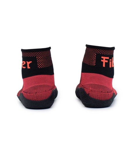 Sapatilha Fiber Multisports Coral e Preto