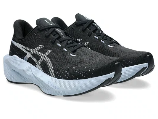 Tênis ASICS Novablast 6 Feminino Preto e Azul