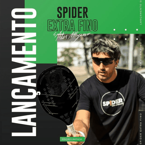 Undergrip Spider Para Raquetes Extra Fino Sem Copo Preto