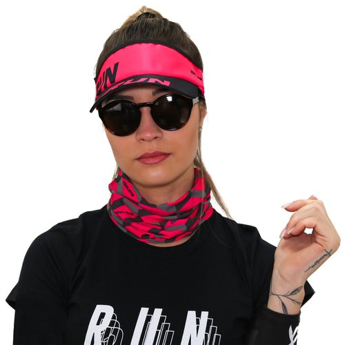Viseira para Corrida HUPI RUN Rosa