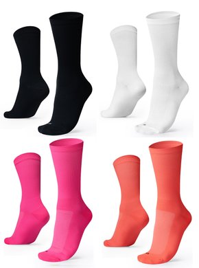 Kit 04 Pares Meia De Corrida Lisas B.V. Promoção