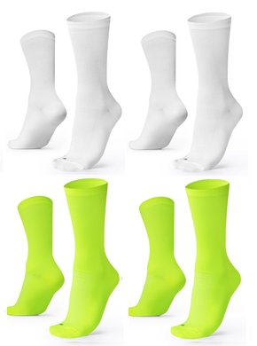 Kit 04 Pares Meia De Corrida Lisas B.V. Promoção