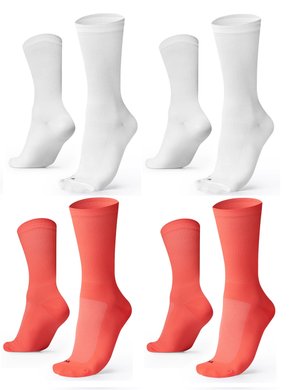 Kit 04 Pares Meia De Corrida Lisas B.V. Promoção