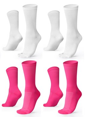 Kit 04 Pares Meia De Corrida Lisas B.V. Promoção