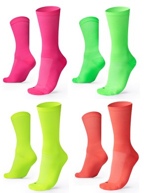 Kit 04 Pares Meia De Corrida Lisas B.V. Promoção