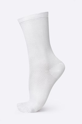 Meia de Corrida e Ciclismo HUPI Carbono Branco